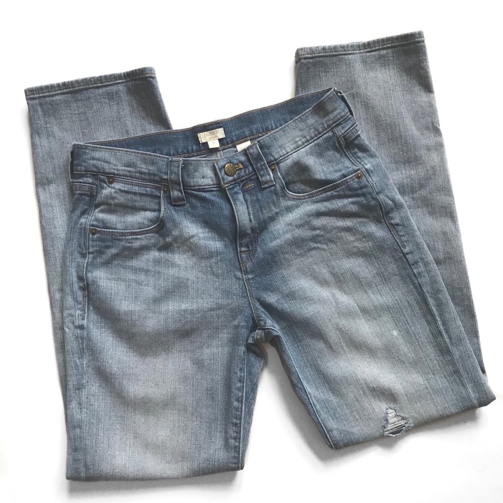 J. Crew Factory Boyfriend Fit Light Wash Jeans
